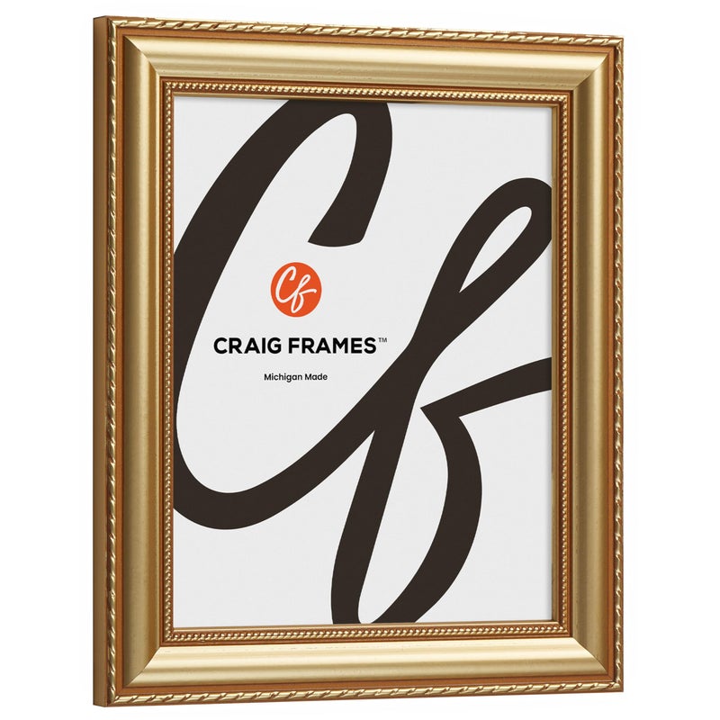 Craig Frames 20x30 Picture Frame â€“ Victoria Ornate Gold 1.5 Inch Wide Solid Wood Moulding, Vintage Decorative Finish, Includes Plexiglass and Backing, Wall Display Frame for Art, Posters, or Photos - Image 3